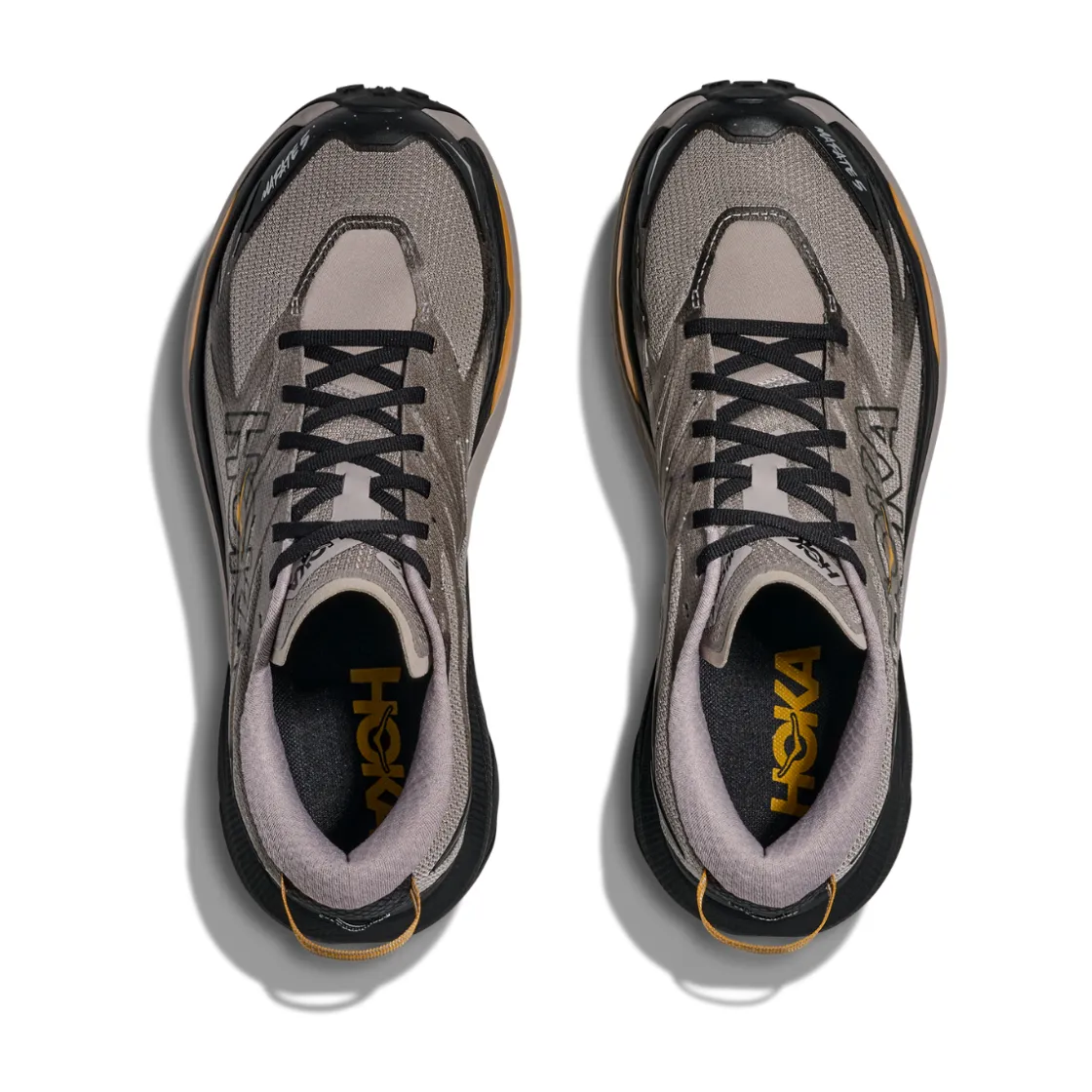 HOKA Mafate 5 trailsko, herre (Cement Black) Best