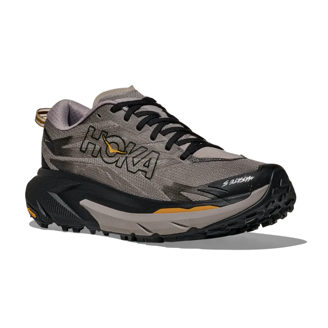 HOKA Mafate 5 trailsko, herre (Cement Black) Best