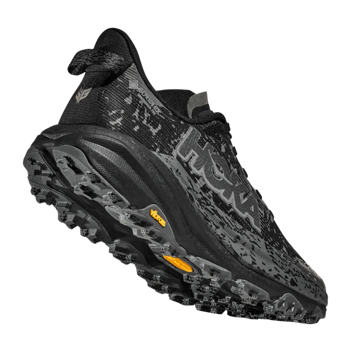 HOKA Speedgoat 6 GORE-TEX trailsko, dame (Black / Outer Orbit) Sale