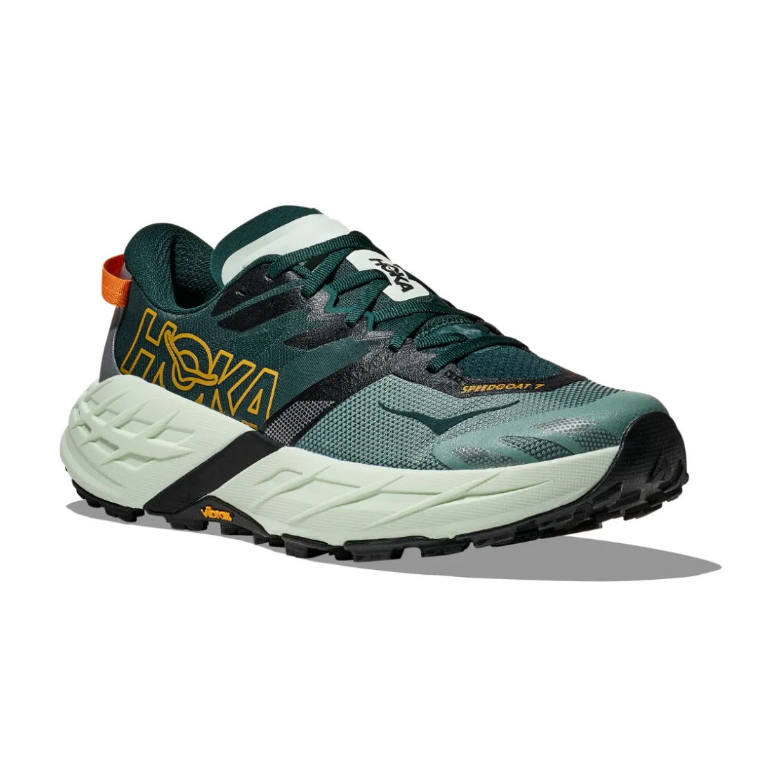 HOKA Speedgoat 7 vandre- og trailsko, herre (Bay Leaf /Sea Glass) Sale