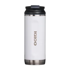 IGLOO Flip ’n’ Sip Tumbler 470 ml (White) Clearance
