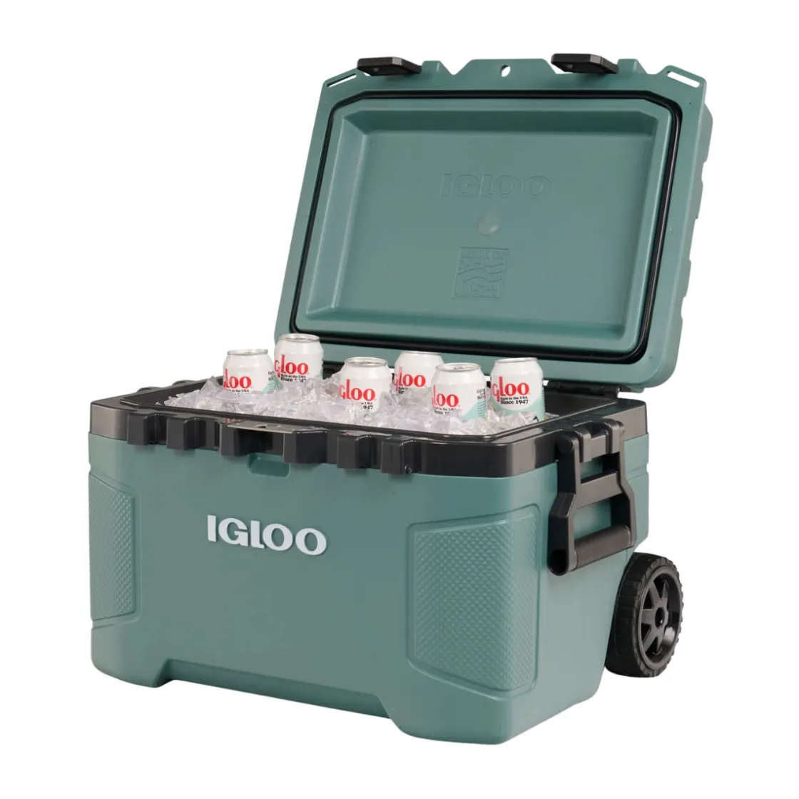 IGLOO Trailmate 52 Qt Roller Cooler køleboks 49 L (Spruce) Outlet
