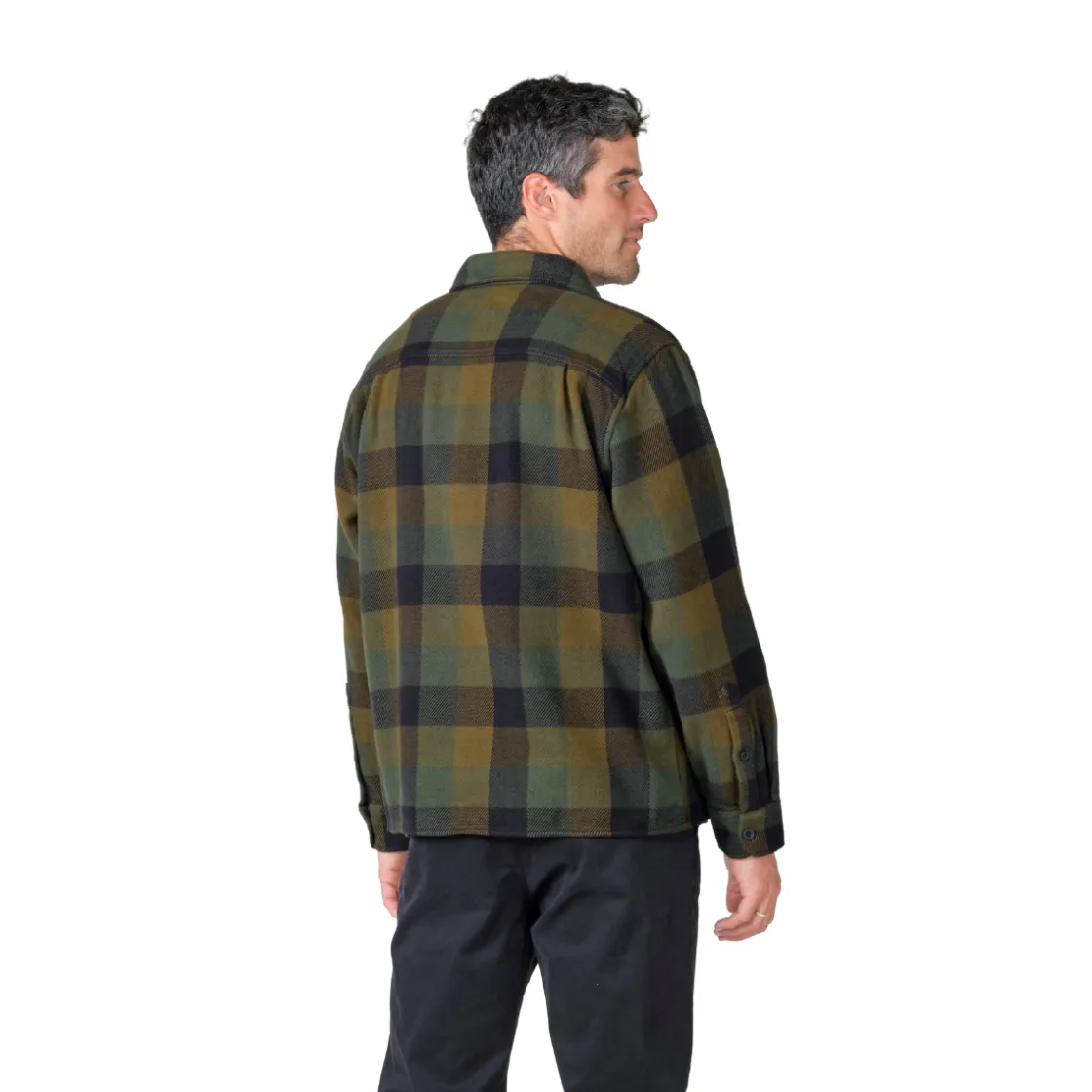 KLITMØLLER COLLECTIV Klitmøller Collective Casper Shirt, herre (Olive Check)