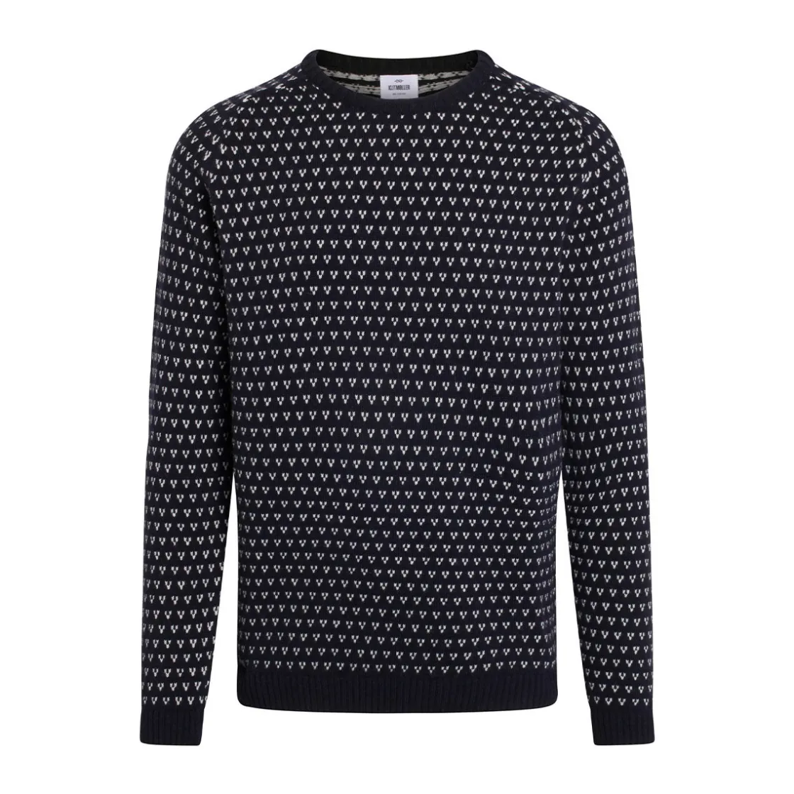 KLITMØLLER COLLECTIV Klitmøller Collective Hugo Knit sweater (Navy Cream) Hot