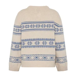 KLITMØLLER COLLECTIV Klitmøller Collective Jette Knit striktrøje, dame (Pastel Sand Ocean) Outlet