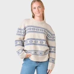 KLITMØLLER COLLECTIV Klitmøller Collective Jette Knit striktrøje, dame (Pastel Sand Ocean) Outlet