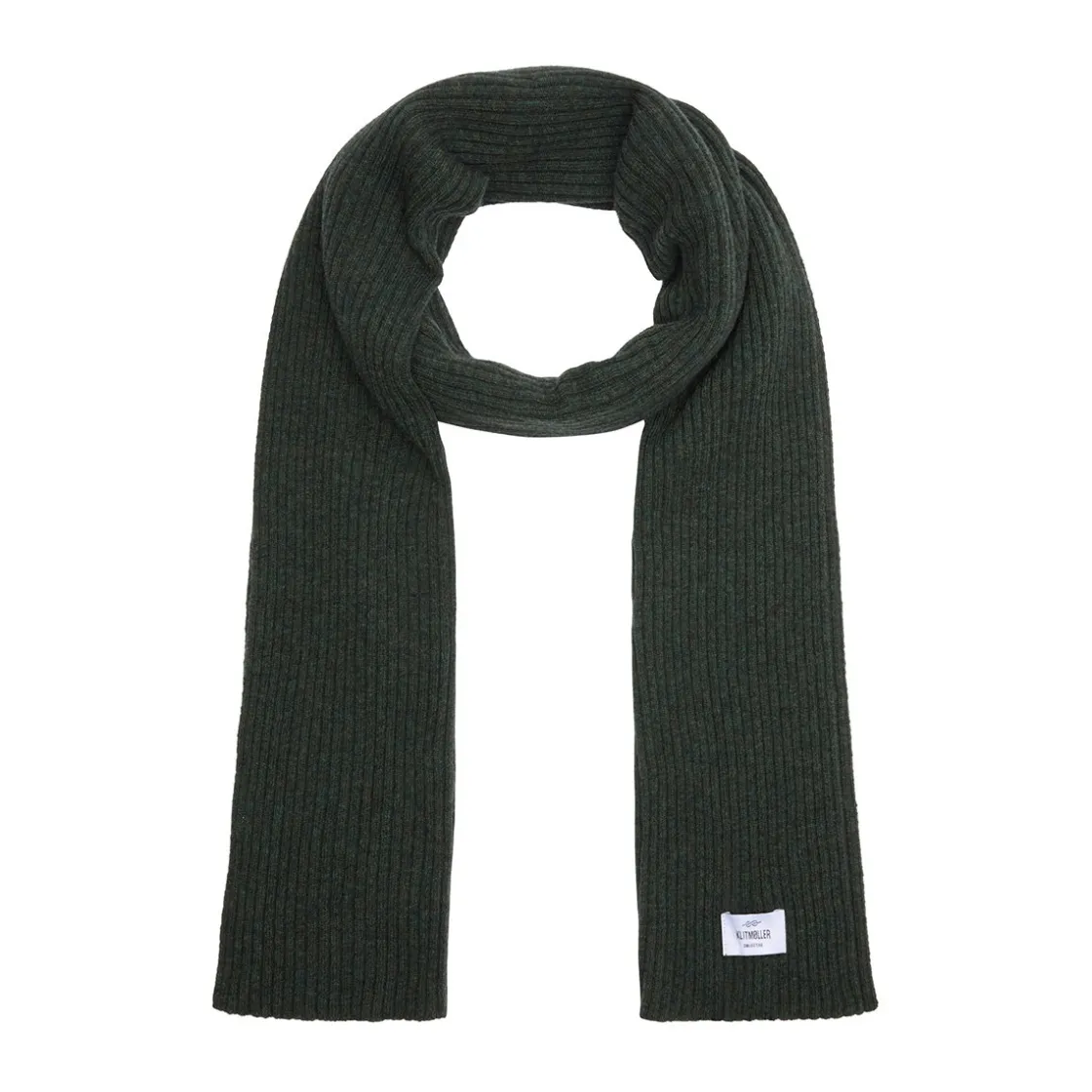 KLITMØLLER COLLECTIV Klitmøller Collective North Scarf Halstørklæde (Olive) Sale