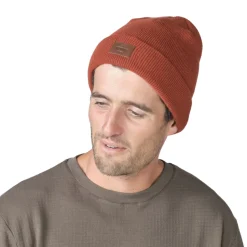 KLITMØLLER COLLECTIV Klitmøller Collective Rib Beanie (Rust) New