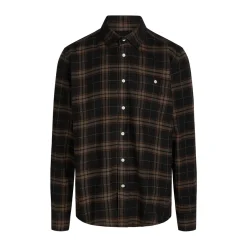 KLITMØLLER COLLECTIV Klitmøller Collective Rocco Skjorte, herre (Brown Check) Hot