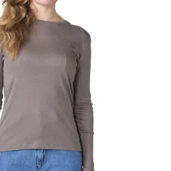 KLITMØLLER COLLECTIV Klitmøller Collective Selma LS T-shirt, dame (Taupe) Online