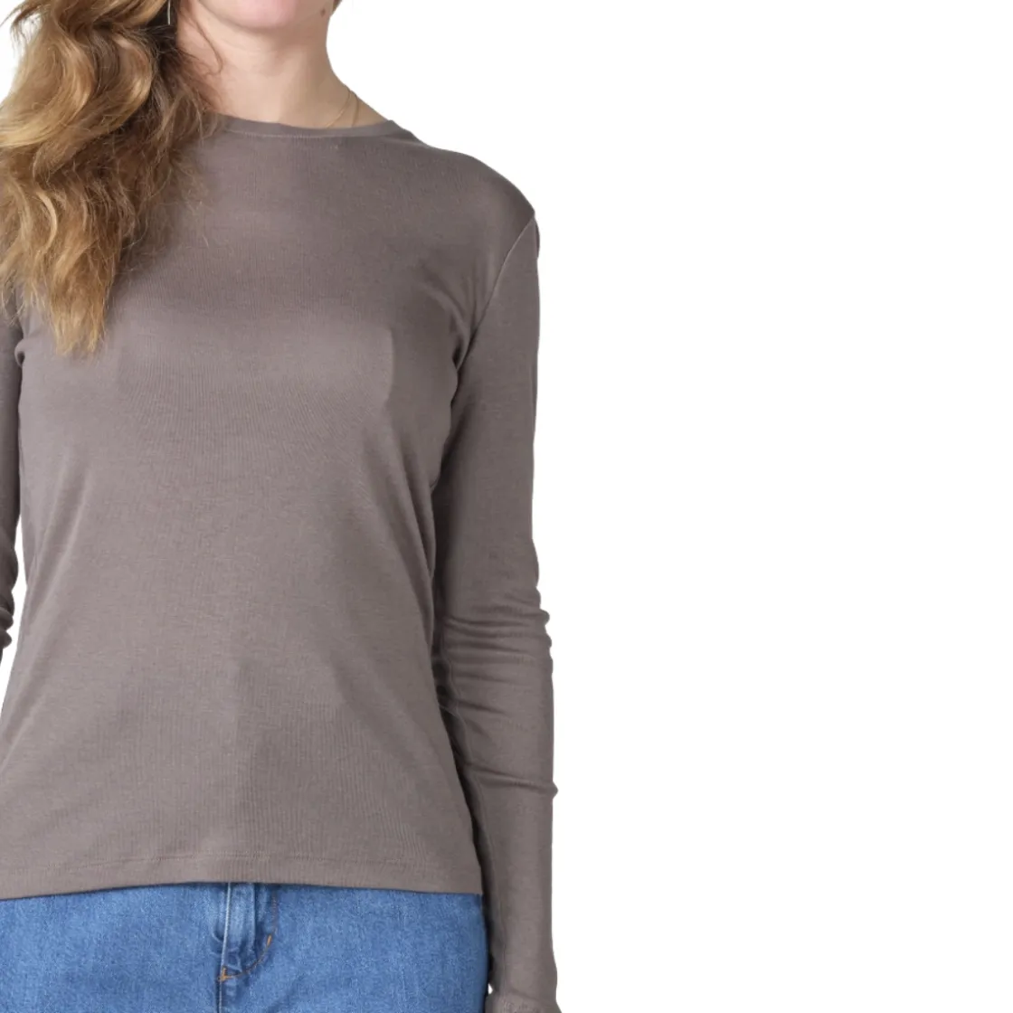 KLITMØLLER COLLECTIV Klitmøller Collective Selma LS T-shirt, dame (Taupe) Online