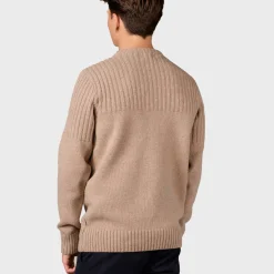 KLITMØLLER COLLECTIV Klitmøller Collective Søren Knit sweater, herre (Sand) New