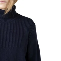 KLITMØLLER COLLECTIV Klitmøller Collective Svale Knit striktrøje, dame (Navy) Sale