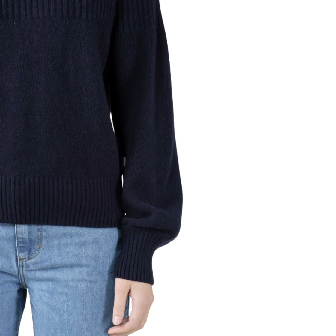 KLITMØLLER COLLECTIV Klitmøller Collective Svale Knit striktrøje, dame (Navy) Sale
