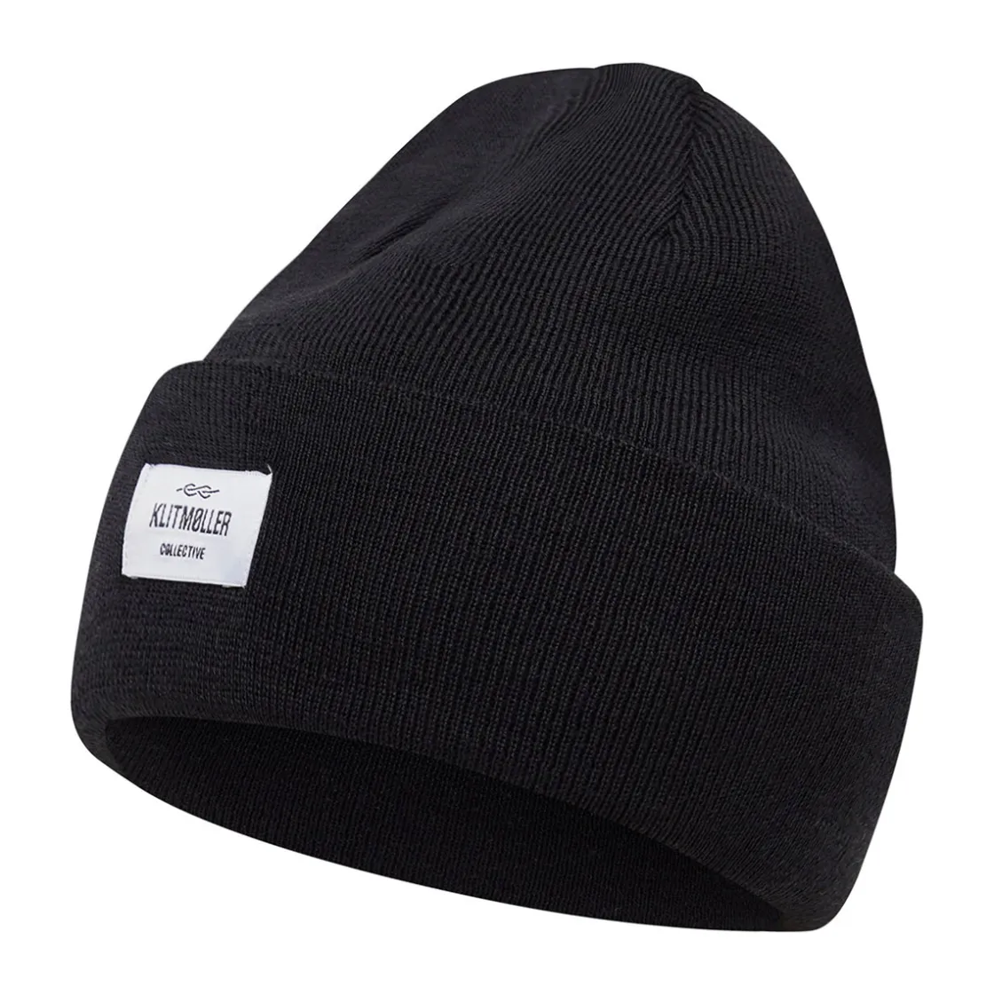 KLITMØLLER COLLECTIV Klitmøller Collective Tall Beanie (Black) Clearance