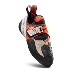 LA SPORTIVA Solution klatresko, dame (White/Lily Orange) Clearance
