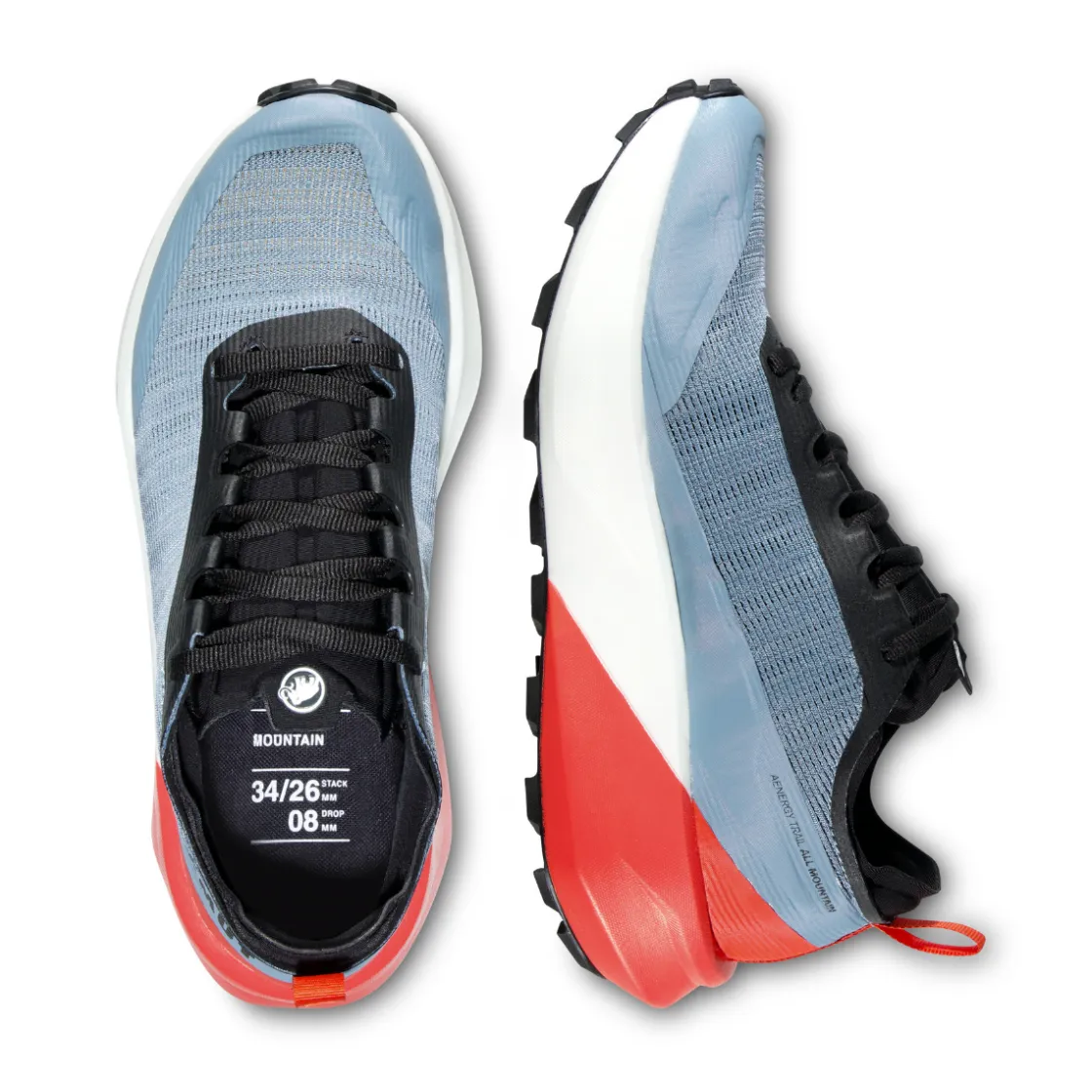 MAMMUT Aenergy Trail All Mountain Low trailsko, herre (Nebla / Red) Clearance