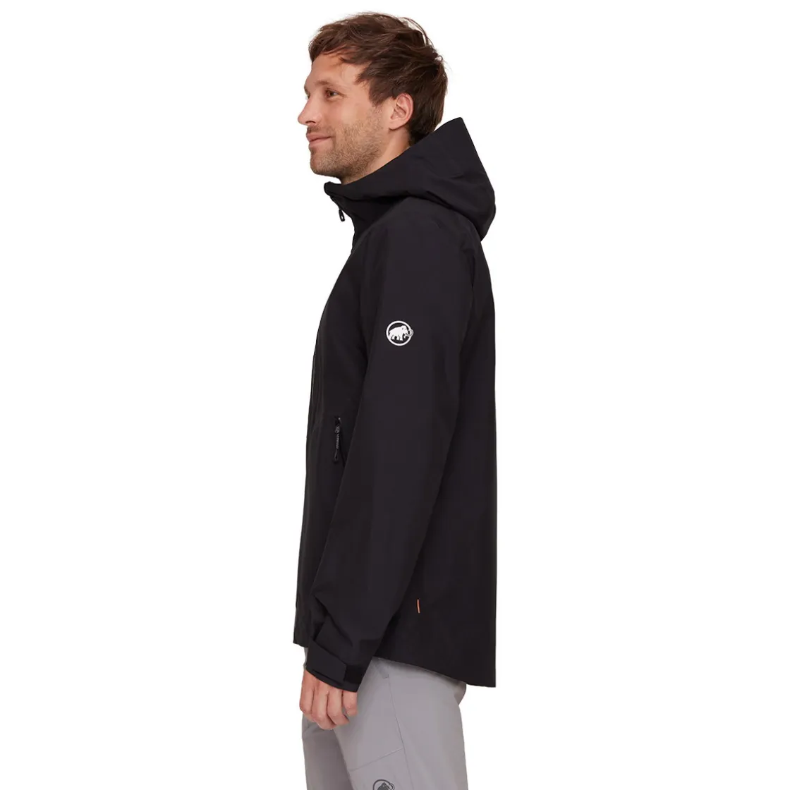 MAMMUT Alto Light HS Hooded regnjakke, herre (Black) Clearance