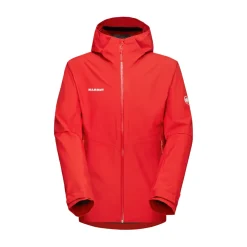 MAMMUT Alto Light HS Hooded Skal- og regnjakke, herre ( Red) Best