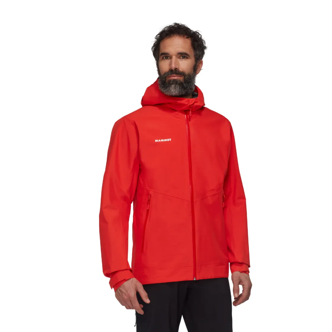 MAMMUT Alto Light HS Hooded Skal- og regnjakke, herre ( Red) Best