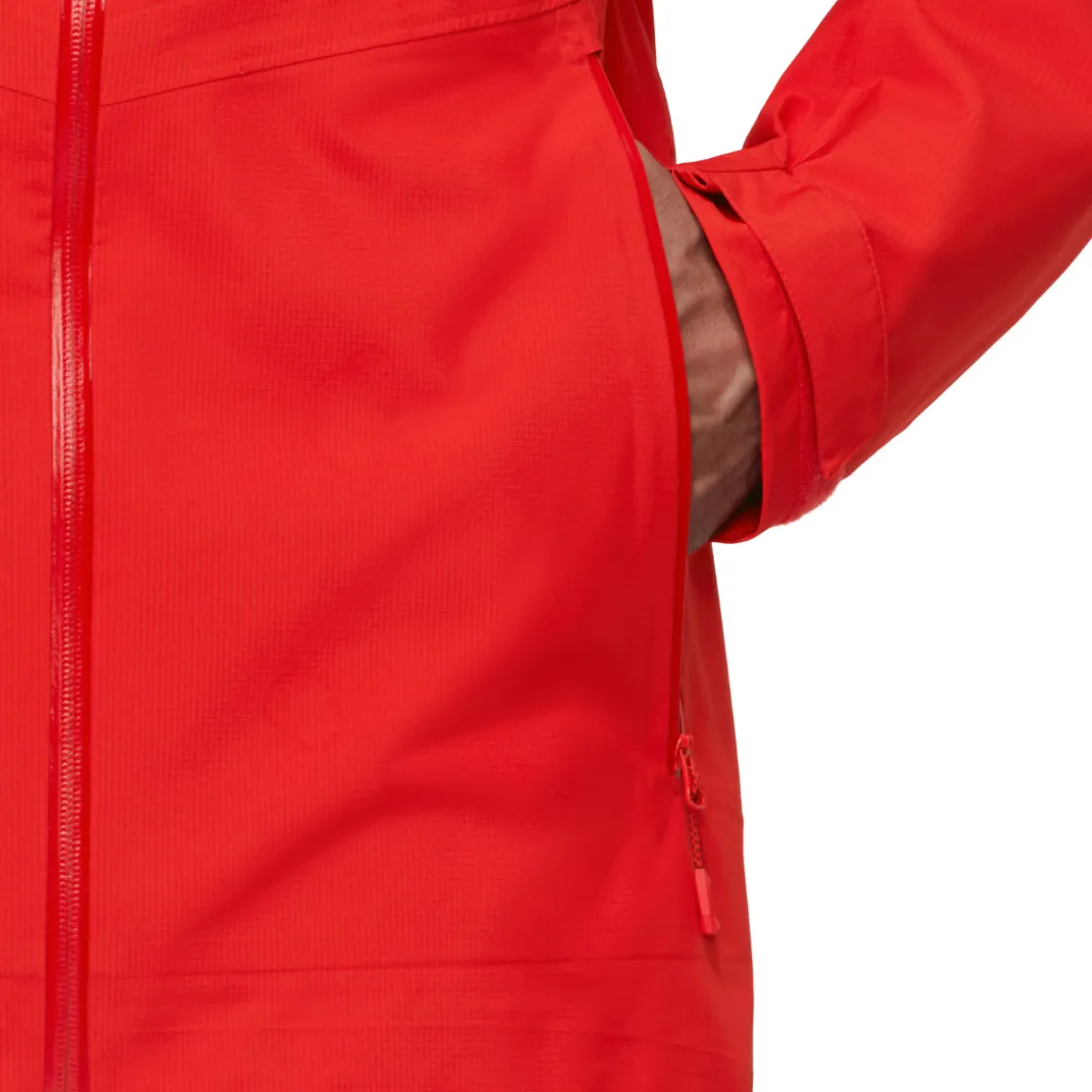 MAMMUT Alto Light HS Hooded Skal- og regnjakke, herre ( Red) Best