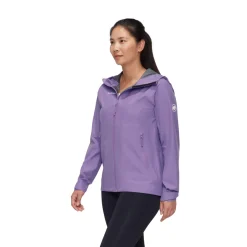 MAMMUT Alto Light HS Hooded Skal- og regnjakke, dame (Lavandin) Best