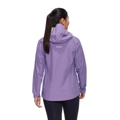MAMMUT Alto Light HS Hooded Skal- og regnjakke, dame (Lavandin) Best