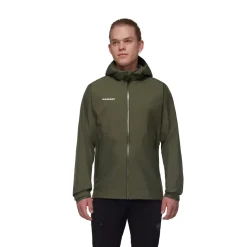 MAMMUT Alto Light HS Skal- og regnjakke, herre (Dark Marsh) New
