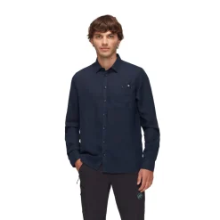 MAMMUT Alvra Summer LS Shirt, herre (Marine)
