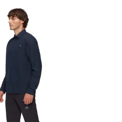 MAMMUT Alvra Summer LS Shirt, herre (Marine)