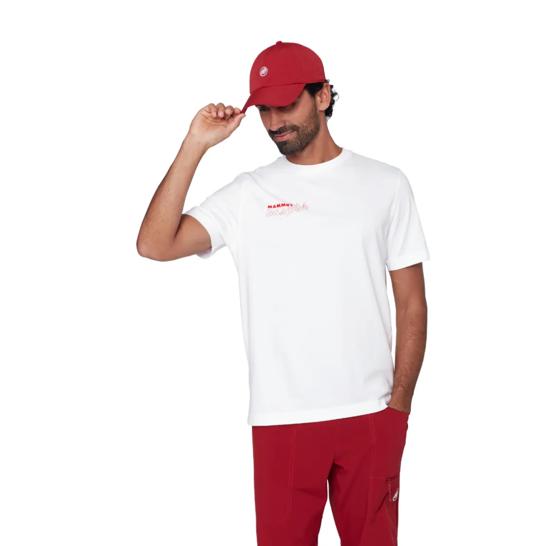 MAMMUT Base T-shirt Multi-Pitch, herre (White) Best