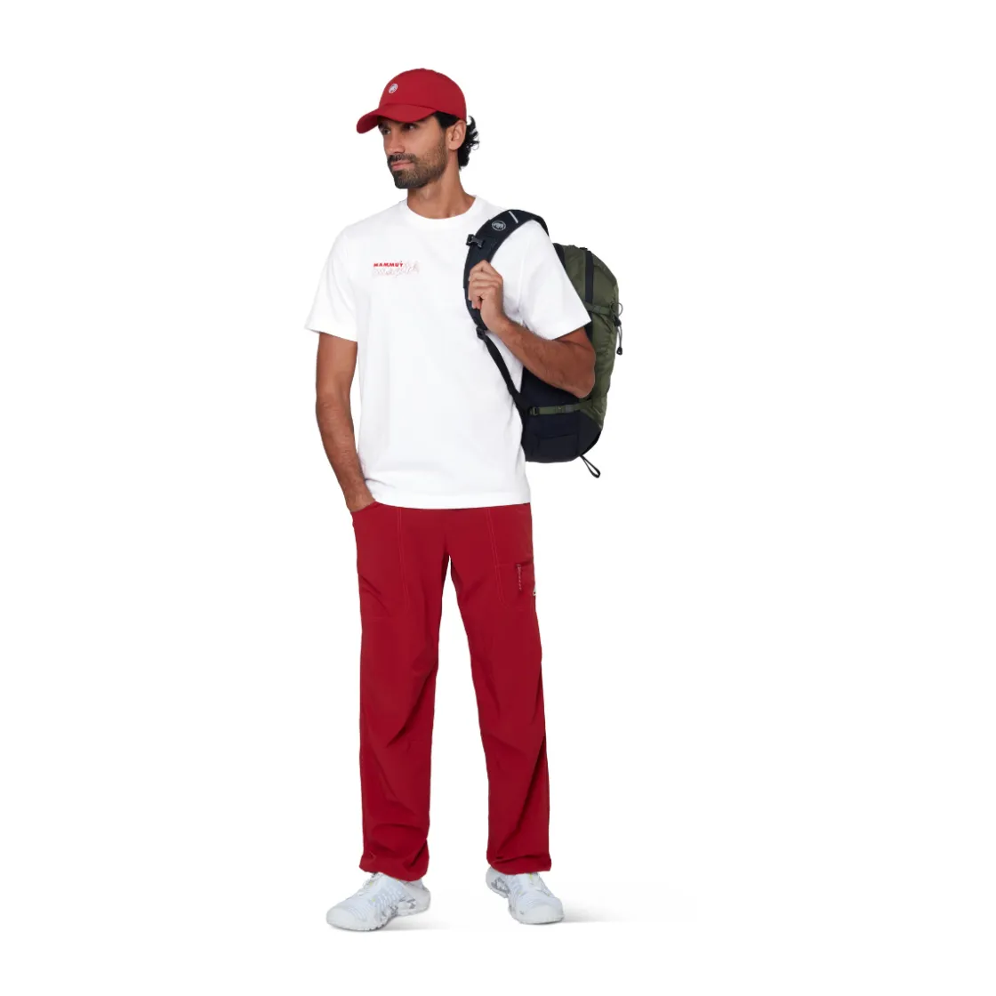 MAMMUT Base T-shirt Multi-Pitch, herre (White) Best