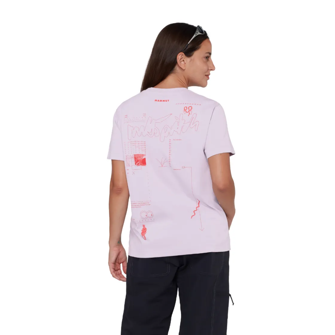 MAMMUT Base T-shirt Multi-Pitch, dame (Alpine Calamint) Hot