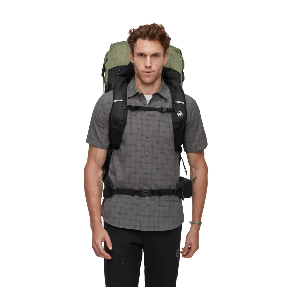 MAMMUT Ducan Spine 70-80 L vandrerygsæk, herre (Marsh Black) Hot