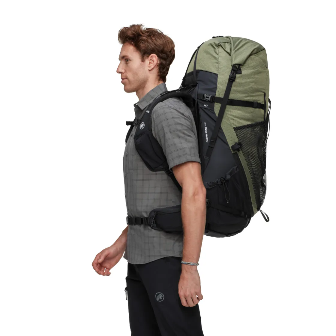 MAMMUT Ducan Spine 70-80 L vandrerygsæk, herre (Marsh Black) Hot