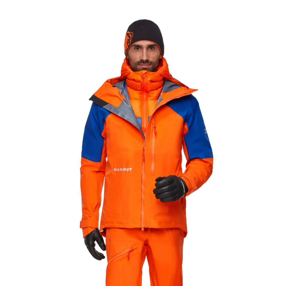MAMMUT Eiger Nordwand Light Down IN Hooded Dunjakke, herre (Black / Orange) Outlet