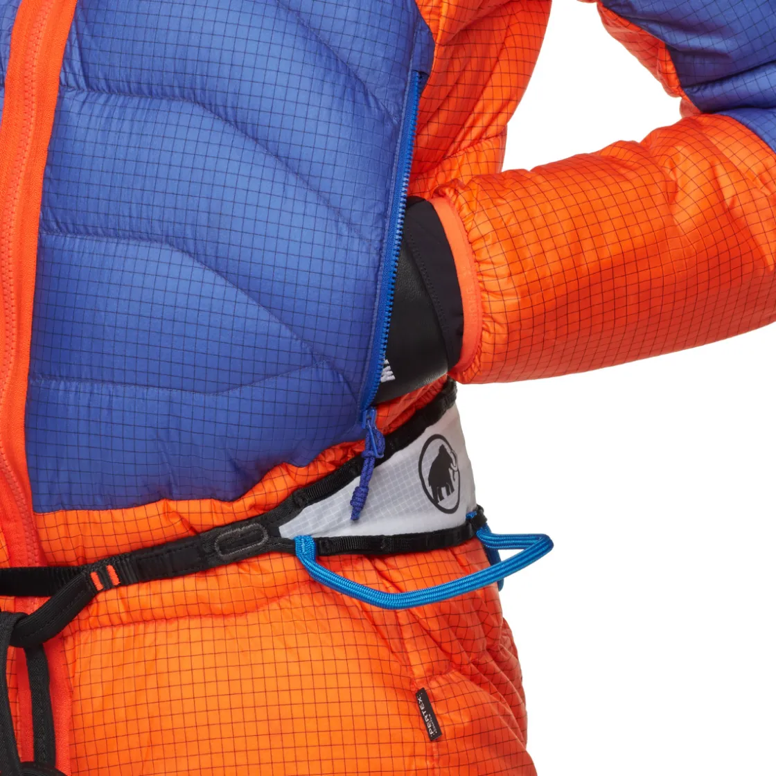 MAMMUT Eiger Nordwand Light Down IN Hooded Dunjakke, herre (Black / Orange) Outlet