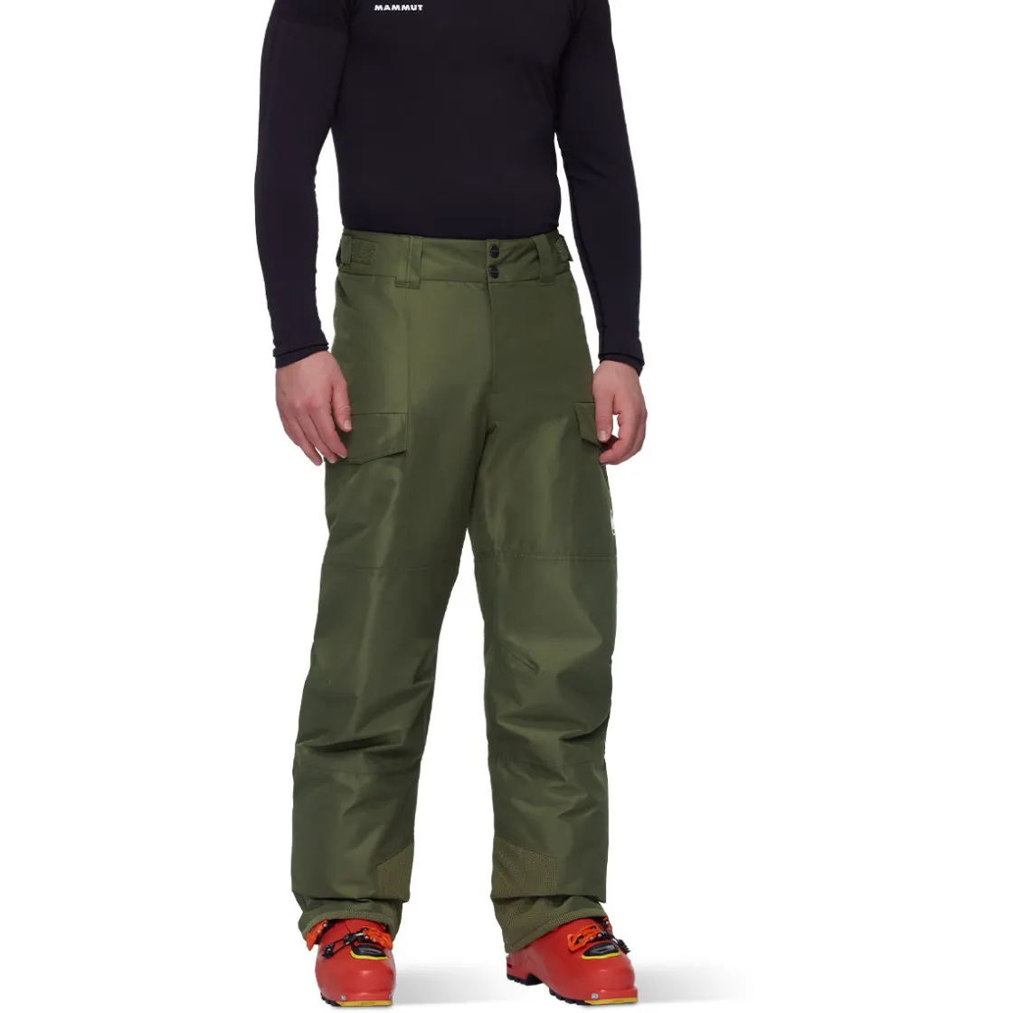 MAMMUT Fall Line HS Termo skibukser, herre (Dark Marsh) New
