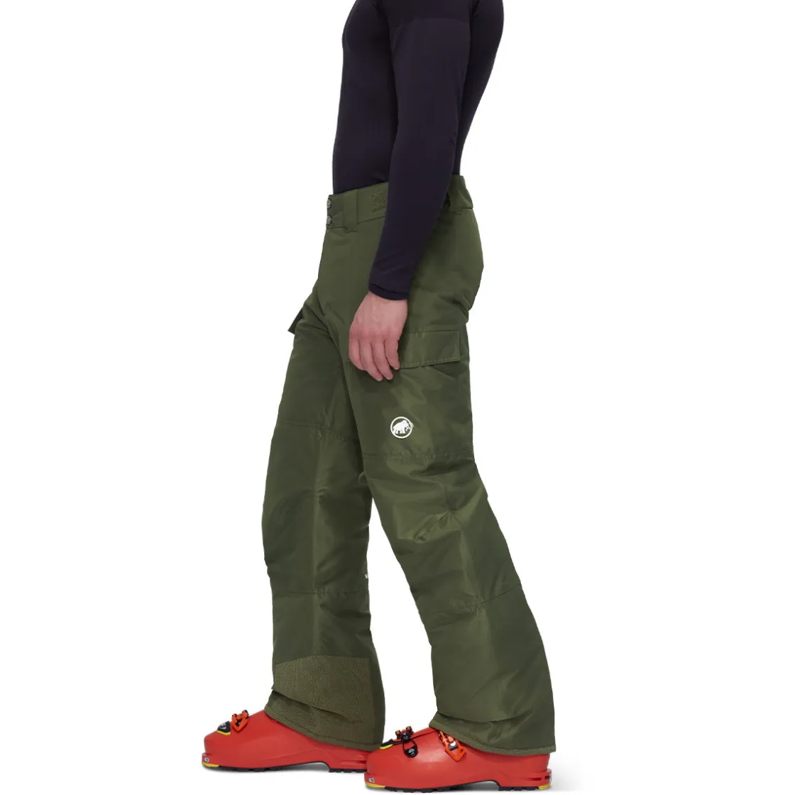 MAMMUT Fall Line HS Termo skibukser, herre (Dark Marsh) New