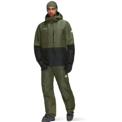 MAMMUT Fall Line HS Termo skibukser, herre (Dark Marsh) New