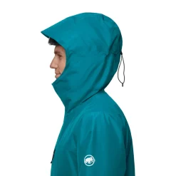 MAMMUT Fall Line HS Thermo skijakke, herre (Deep Teal) Clearance