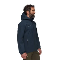 MAMMUT Linard Guide HS Hooded Jakke, herre (Marine) New