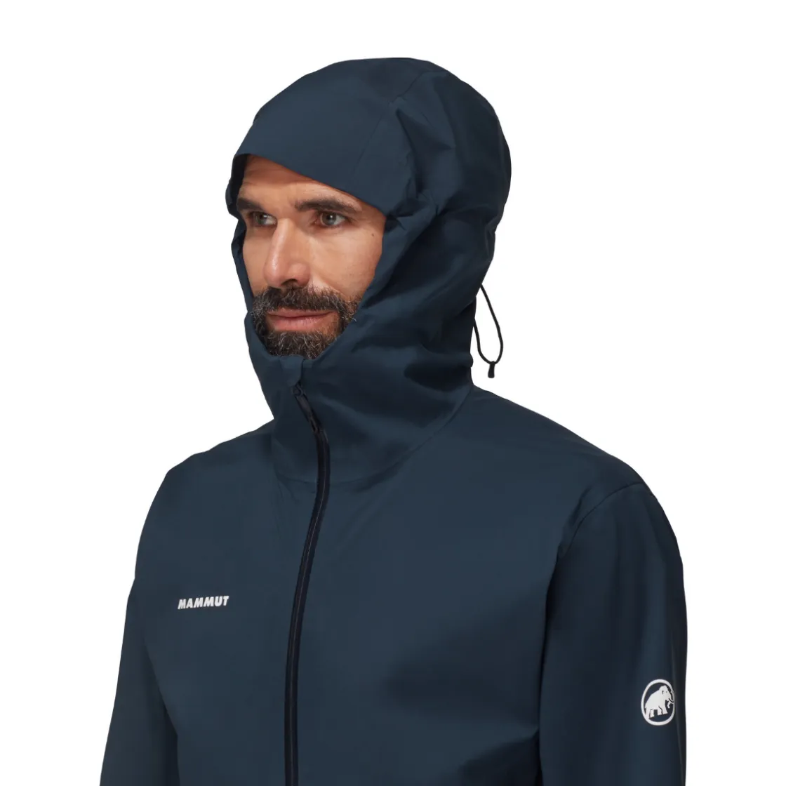 MAMMUT Linard Guide HS Hooded Jakke, herre (Marine) New