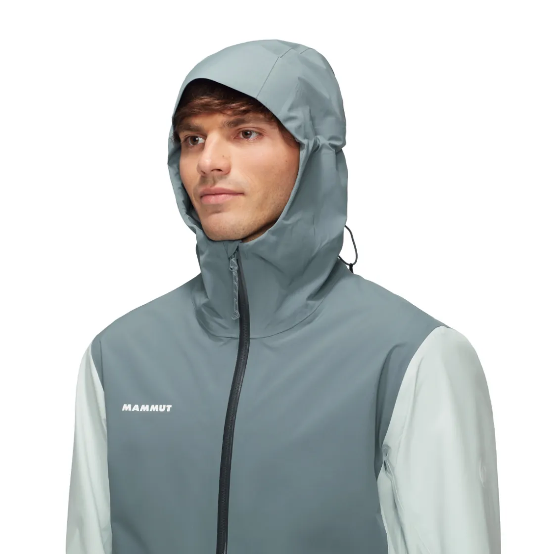 MAMMUT Linard Guide HS Hooded Skaljakke, herre (Silver Sage) Discount