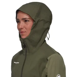 MAMMUT Linard Guide HS Hooded Skaljakke, dame (Dark Marsh) Hot
