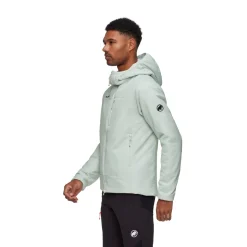 MAMMUT Rime IN Hooded Fiberjakke, herre (Silver Sage) Best