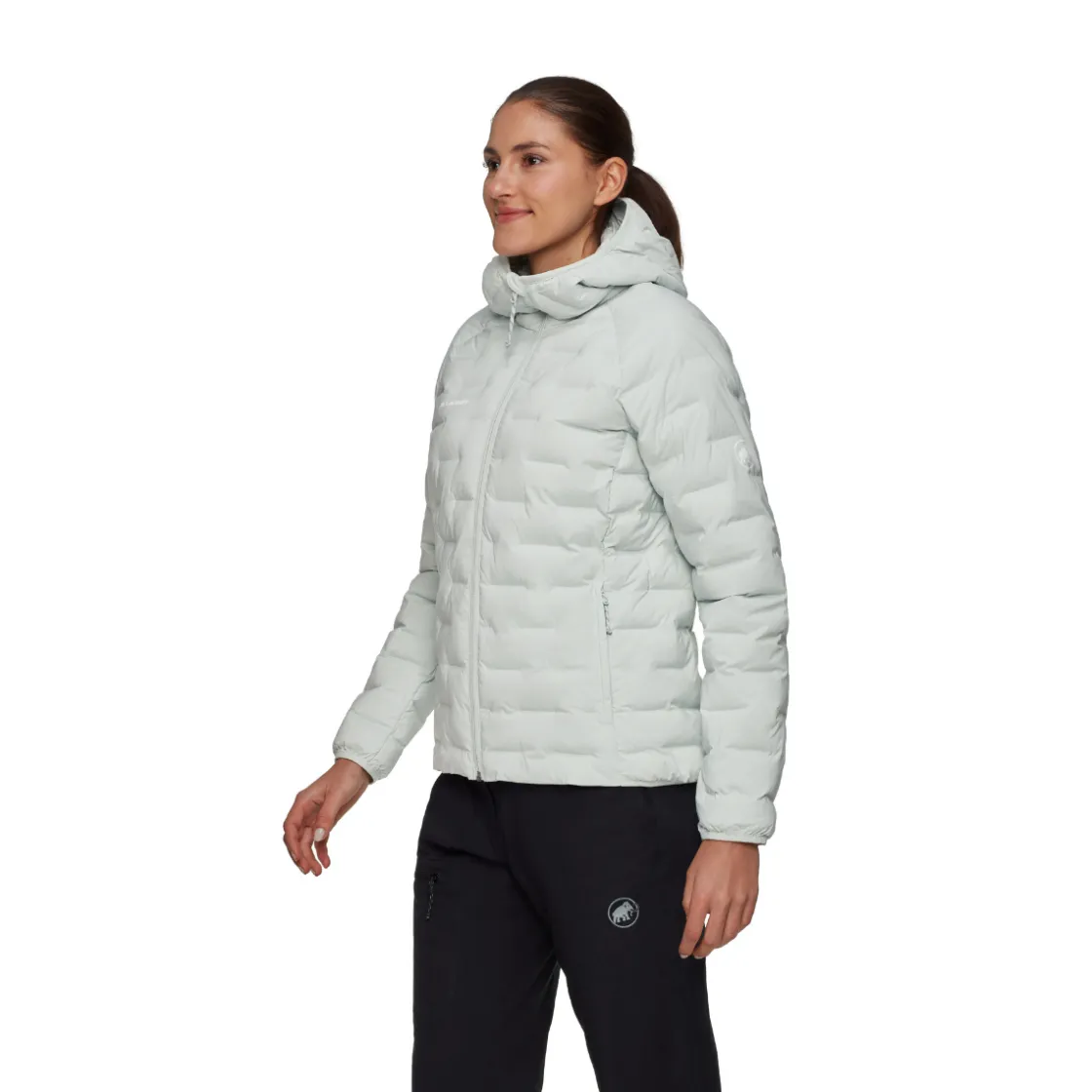 MAMMUT Sender IN Hooded Jakke, dame (Silver Sage) Clearance