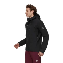 MAMMUT Taiss HS Hooded Skaljakke, herre (Black) Clearance
