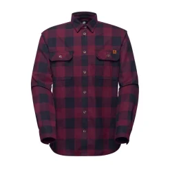 MAMMUT Tamaro LS Skjorte, herre (Vin Black) Hot
