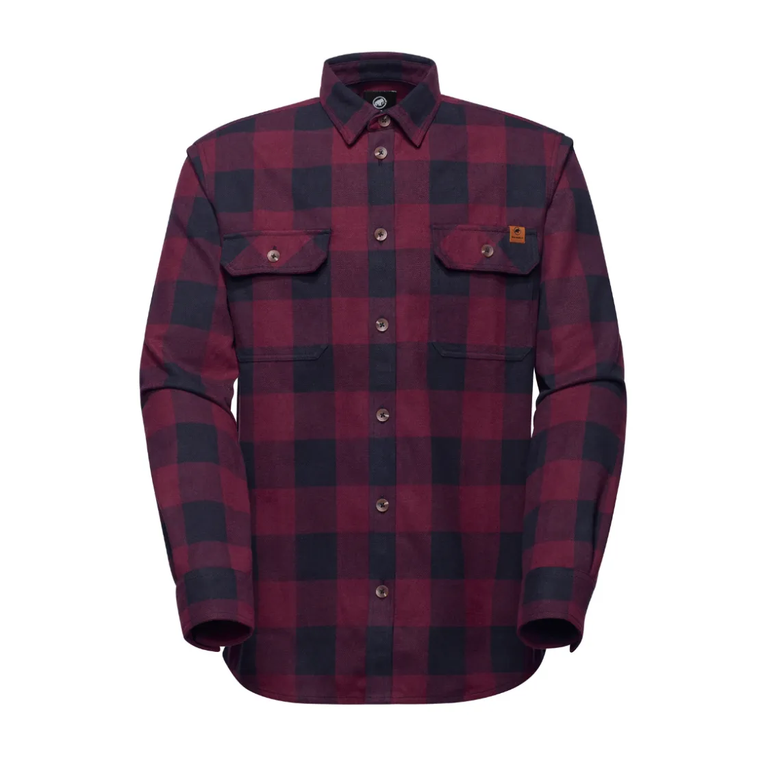 MAMMUT Tamaro LS Skjorte, herre (Vin Black) Hot